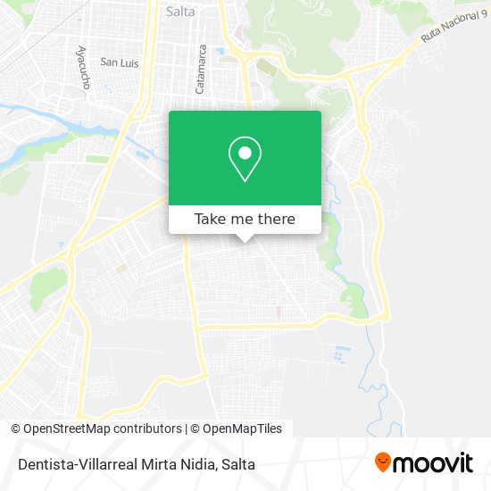 Dentista-Villarreal Mirta Nidia map