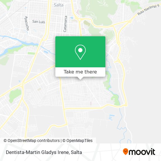 Dentista-Martin Gladys Irene map