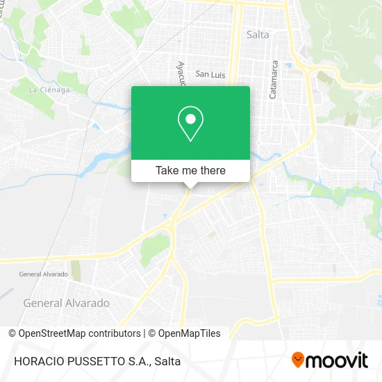 HORACIO PUSSETTO S.A. map