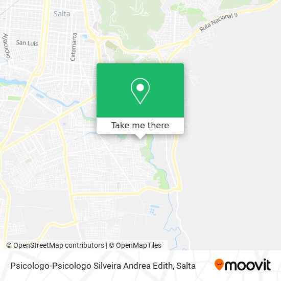 Psicologo-Psicologo Silveira Andrea Edith map