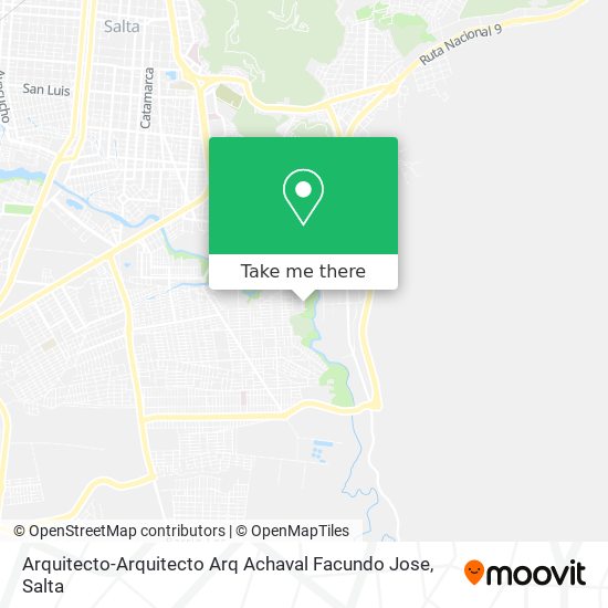 Arquitecto-Arquitecto Arq Achaval Facundo Jose map