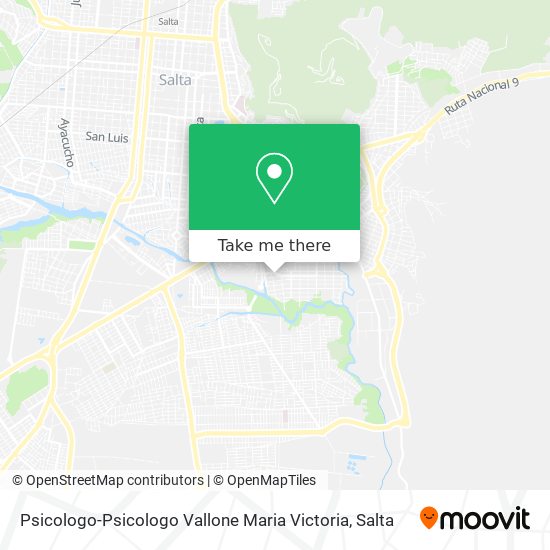 Psicologo-Psicologo Vallone Maria Victoria map