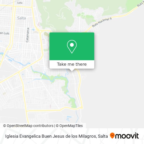 Mapa de Iglesia Evangelica Buen Jesus de los Milagros