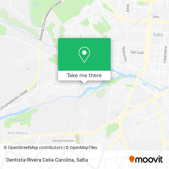 Dentista-Rivera Celia Carolina map