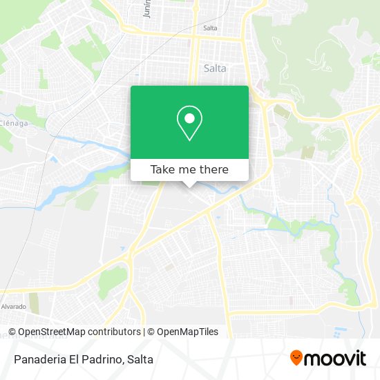 Mapa de Panaderia El Padrino