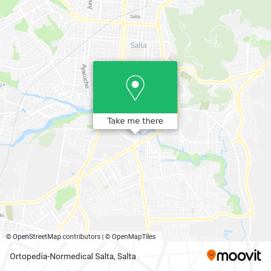 Ortopedia-Normedical Salta map