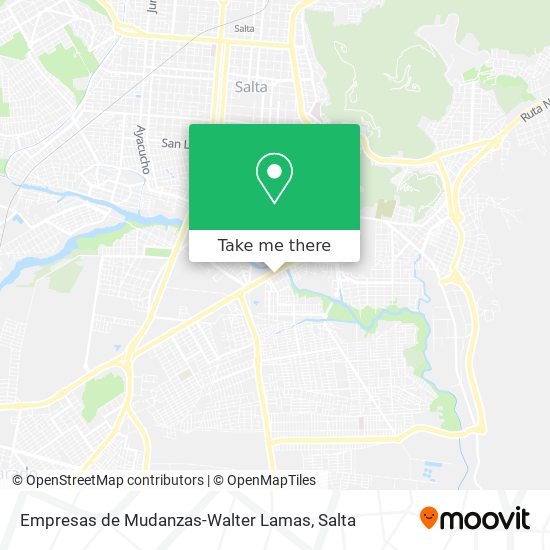 Empresas de Mudanzas-Walter Lamas map
