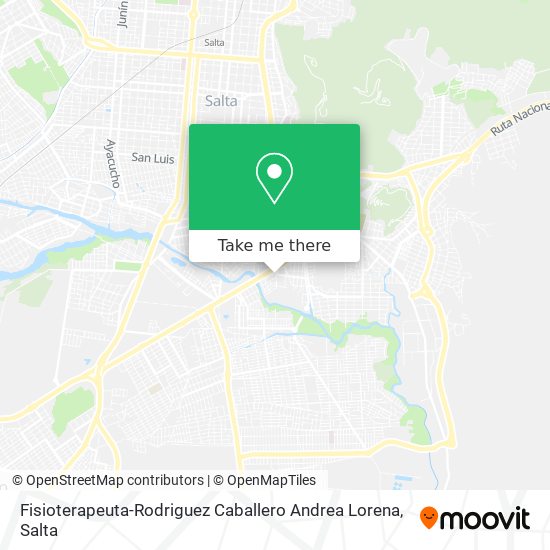 Fisioterapeuta-Rodriguez Caballero Andrea Lorena map