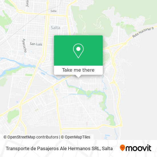 Transporte de Pasajeros Ale Hermanos SRL map