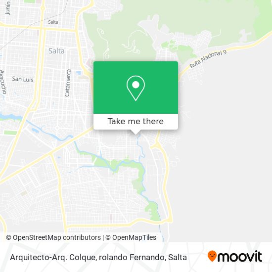 Arquitecto-Arq. Colque, rolando Fernando map