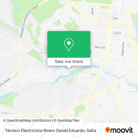 Técnico Electricista-Rivero Daniel Eduardo map