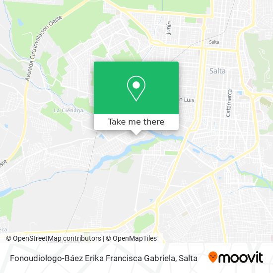 Fonoudiologo-Báez Erika Francisca Gabriela map
