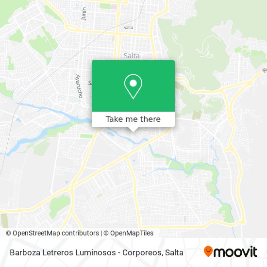 Mapa de Barboza Letreros Luminosos - Corporeos