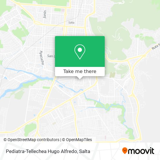 Pediatra-Tellechea Hugo Alfredo map