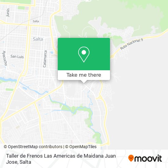 Taller de Frenos Las Americas de Maidana Juan Jose map
