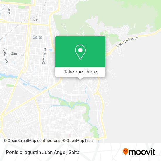 Ponisio, agustin Juan Angel map