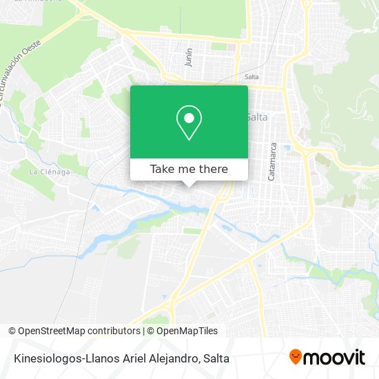 Kinesiologos-Llanos Ariel Alejandro map
