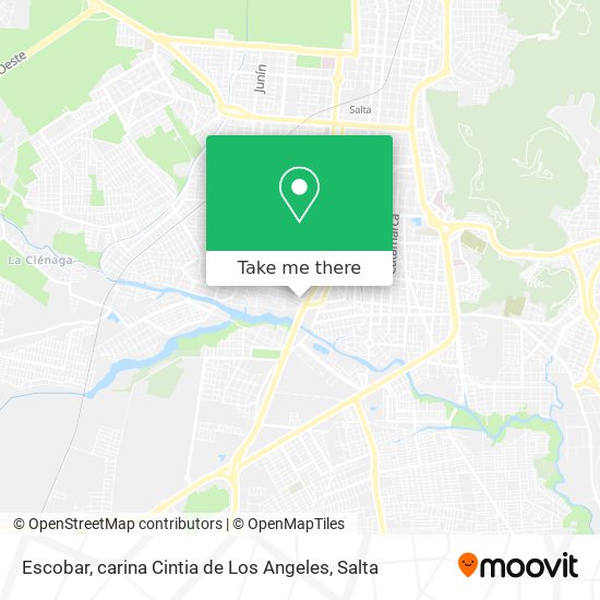 Escobar, carina Cintia de Los Angeles map