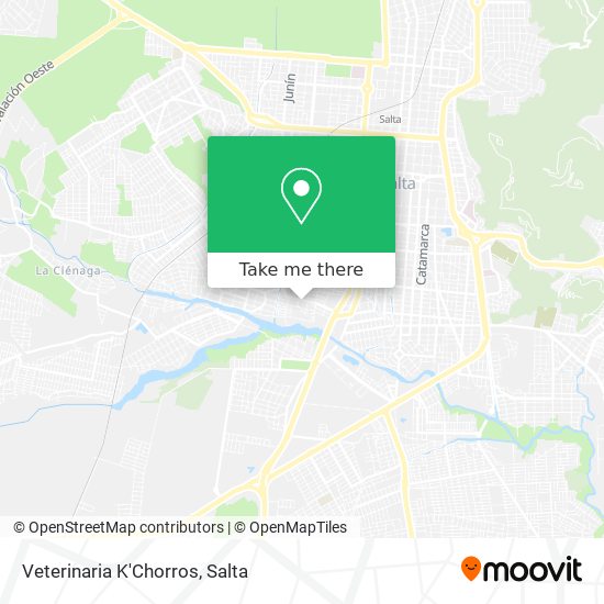 Mapa de Veterinaria K'Chorros