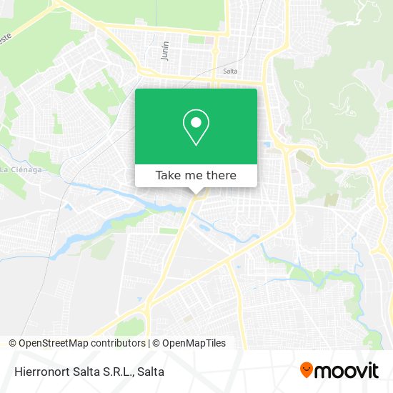 Mapa de Hierronort Salta S.R.L.