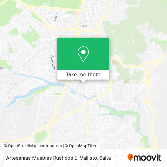 Artesanias-Muebles Rusticos El Vallisto map