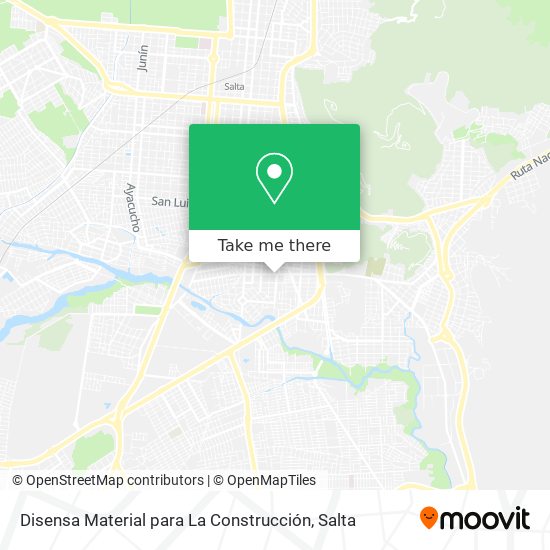 Mapa de Disensa Material para La Construcción