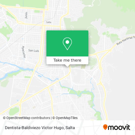 Mapa de Dentista-Baldiviezo Victor Hugo