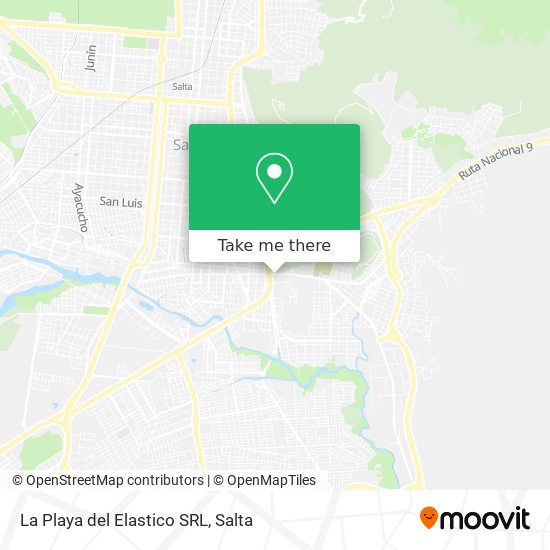 La Playa del Elastico SRL map