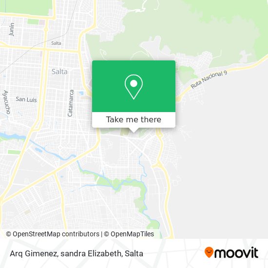 Arq Gimenez, sandra Elizabeth map