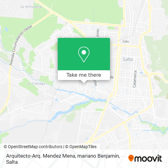 Arquitecto-Arq. Mendez Mena, mariano Benjamin map