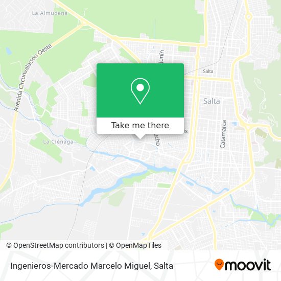 Ingenieros-Mercado Marcelo Miguel map