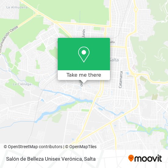Salón de Belleza Unisex Verónica map