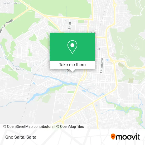 Mapa de Gnc Salta