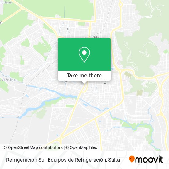 Refrigeración Sur-Equipos de Refrigeración map