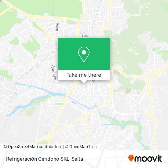 Refrigeración Ceridono SRL map