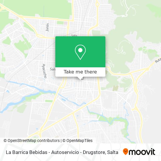Mapa de La Barrica Bebidas - Autoservicio - Drugstore
