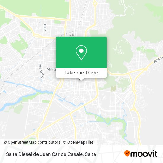 Salta Diesel de Juan Carlos Casale map