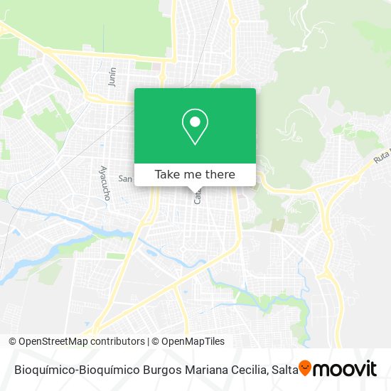 Bioquímico-Bioquímico Burgos Mariana Cecilia map