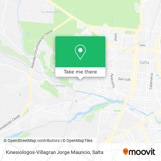 Kinesiologos-Villagran Jorge Mauricio map
