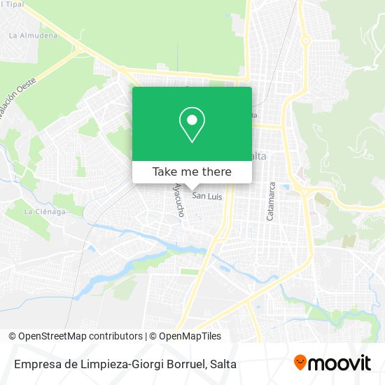 Empresa de Limpieza-Giorgi Borruel map
