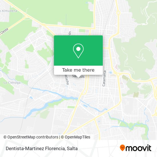 Dentista-Martinez Florencia map