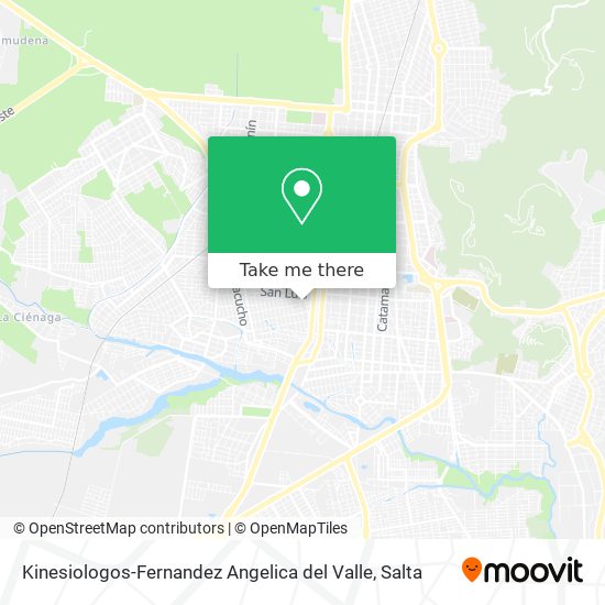 Mapa de Kinesiologos-Fernandez Angelica del Valle