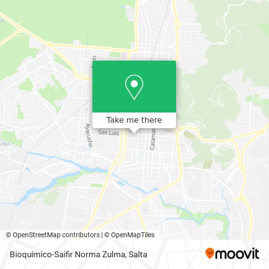 Bioquímico-Saifir Norma Zulma map