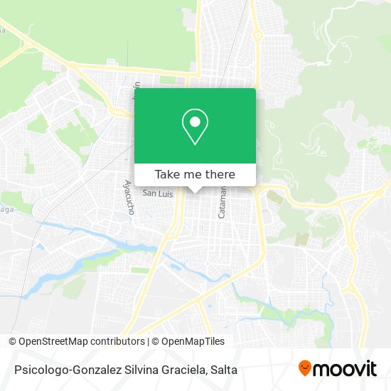 Psicologo-Gonzalez Silvina Graciela map