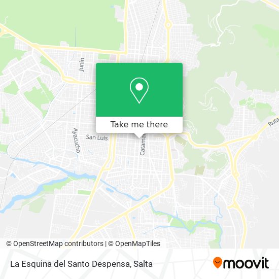 La Esquina del Santo Despensa map