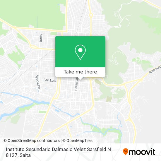 Instituto Secundario Dalmacio Velez Sarsfield N 8127 map