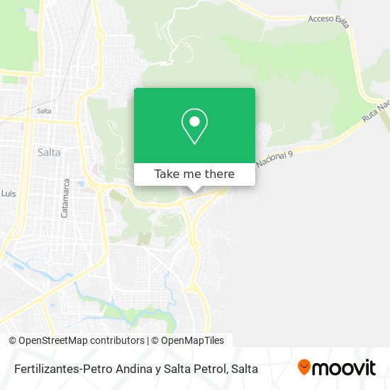 Mapa de Fertilizantes-Petro Andina y Salta Petrol