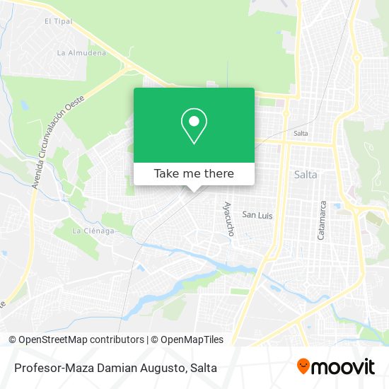 Profesor-Maza Damian Augusto map
