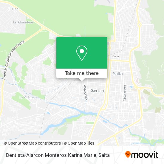 Dentista-Alarcon Monteros Karina Marie map