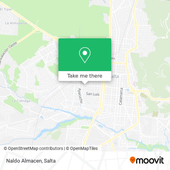 Mapa de Naldo Almacen